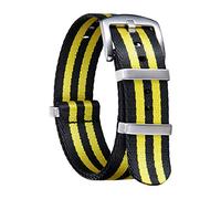 BINLUN Correas de Reloj de Nylon Thick G10 Multicolor Calidad Alta Correa Reloj con Hebilla de Acero Negra/Plateada Inoxidable para Hombres Mujeres 18 mm 20 mm 22 mm 24 mm (Nueva versión)