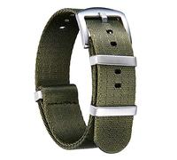 BINLUN Correas de Reloj de Nylon Thick G10 Multicolor Calidad Alta Correa Reloj con Hebilla de Acero Negra/Plateada Inoxidable para Hombres Mujeres 18 mm 20 mm 22 mm 24 mm (Nueva versión)