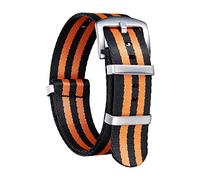 BINLUN Correas de Reloj de Nylon Thick G10 Multicolor Calidad Alta Correa Reloj con Hebilla de Acero Negra/Plateada Inoxidable para Hombres Mujeres 18 mm 20 mm 22 mm 24 mm (Nueva versión)