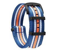 BINLUN Correas de Reloj de Nylon Thick G10 Multicolor Calidad Alta Correa Reloj con Hebilla de Acero Negra/Plateada Inoxidable para Hombres Mujeres 18 mm 20 mm 22 mm 24 mm (Nueva versión)