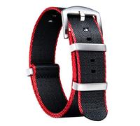 BINLUN Correas de Reloj de Nylon Thick G10 Multicolor Calidad Alta Correa Reloj con Hebilla de Acero Negra/Plateada Inoxidable para Hombres Mujeres 18 mm 20 mm 22 mm 24 mm (Nueva versión)