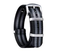 BINLUN Correas de Reloj de Nylon Thick G10 Multicolor Calidad Alta Correa Reloj con Hebilla de Acero Negra/Plateada Inoxidable para Hombres Mujeres 18 mm 20 mm 22 mm 24 mm (Nueva versión)