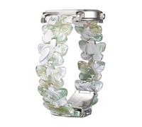 BINLUN Pulsera de Reloj de Resina 12mm 14mm 16mm 17mm 18mm 20mm 22mm Cierre Rápido Ligera Correa de Repuesto para Smartwatch, Pulsera Mariposa Moderna, 6 Colores, Hebilla Plata/Oro Rosa