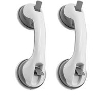 Binnan 2PCS Barras de Agarre para Baño, Asidero Baño Ventosa, Asidero Ducha, Asa Seguridad, Barras Minusvalido para Baño y Ducha