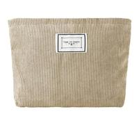Binnan Bolso de Mujer, Organizador Mini Bolso de Viaje, Neceser Bolsita para Pintalabios, Perfume, Productos para el Cuidado de la Piel, Cables de Carga, Beige