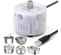 Binnan Bomba para Fuente de Gatos, Bomba de Fuente LED para Gatos, Bomba de Repuesto para Fuente, Dispensador de Agua para Mascotas