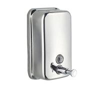 Binnan Dispensador de Jabón Líquido Manual para en Pared, Acero Inoxidable 500ml