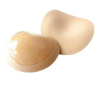 Binnan Rellenos de Sujetador para Ropa Deportiva Almohadillas de Sujetador Autoadhesivas Insertos Desmontable Push Up Rellenos de Pecho para Bikini, 1 Par