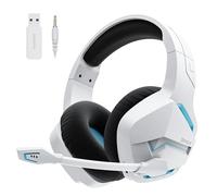 BINNUNE BW01 Wireless Gaming Headset with Mic for PS5, White