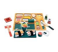 Bino Mundo de los Juguetes 3D Rompecabezas de Madera de colocación, Rompecabezas para los niños, Juguete de Motor para los niños pequeños (Comida de Juguete para el Aprendizaje, 27tlg)