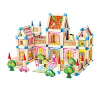 Bino World of Toys - Kit de Madera, Gran Castillo, Juguetes para niños, Multicolor (70353)
