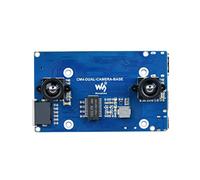 Binocular Camera Base Board Designed For Raspberry Pi Compute Module 4(CM4) Lite/eMMC Variants,Eth, HDMI, Micro SD, USB Includes