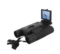 Binoculares 12x32 con Cámara, Binoculares para Adultos, Pantalla a Color de 2 Pulgadas, Grabadora de Video y Fotos de 48MP 2.5K con Zoom Digital 8X, Binoculares Digitales para