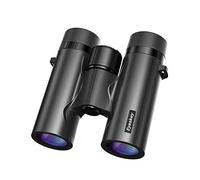 Binoculares 8 X42 Binoculares Compactos para Observación De Aves Caza Telescopio Pequeño con Función De Visión Nocturna Impermeable Prismas BAK4 con Correa para El Cuello Y Estuche,Black