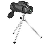 Binoculares Alta Potencia, monocular 40x60 HD Cámara teléfono Zoom Telescopio monocular Ocular Teleobjetivo Mano Lente cámara Óptica con Soporte teléfono Interiores/Exteriores