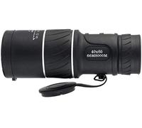 Binoculares Alta Potencia, telescopio monocular 40X60 Panda Day Lowlight HD Monocular óptico Camping Senderismo Telescopio al Aire Libre Interiores/Exteriores