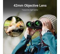 Binoculares Apexel 10X42 Hd Binoculares profesionales para largas distancias, ideales para caza y viajes