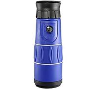 Binoculares compactos, l 26X52 HD monocular Potente telescopio portátil LLL visión Nocturna binoculares monoculares para Acampar Caza a Prueba de Niebla, monocular Naranja, Amazon (monocular Azul)