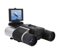 Binoculares con Zoom Digital con Cámara, Binoculares 10x25 para Adultos de Alta Potencia, Pantalla LCD de 2 Pulgadas, Grabadora de Fotos y Video de 2.5K 48MP, Binoculares de