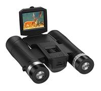 Binoculares de cámara,2.7 K con pantalla LCD de 2.4 pulgadas prismáticos digitales de prisma de 12 x 32 pulgadas observación de aves/viajes/observación de estrellas/conciertos deportivos