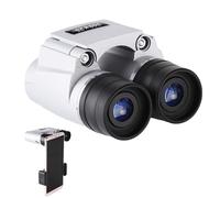 binoculares de observación de aves para adultos, binoculares de viaje | Binoculares compactos de alta potencia 300x25 | Binoculares para observación de aves con visión con poca luz para adultos, depor