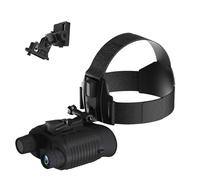 Binoculares de visión Nocturna for Caza, binoculares tácticos Militares con visión Nocturna infrarroja, Recargables, Manos Libres, Pantalla de 2,7", Zoom Digital de 8X.