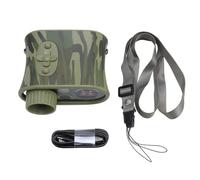 Binoculares Digitales Cámara 2.5K 48MP UHD 2.4 Pulgadas IPS Color Screen 8X Zoom Cámara de Video para Observación de Aves (64GB)