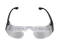 Binoculares Gafas, Manos Libres 4X Zoom Lupa Gafas de Pesca, Gafas Telescópicas Portátiles con Filtro de Clip Polarizado de 3 Colores Almohadilla Nasal para Concierto Pesca