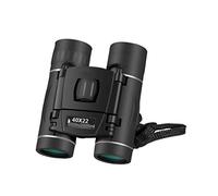 Binoculares HD 40x22 BAK4 Optics, telescopio Negro, minitelescopio Plegable de Larga Distancia de 2000 m, telescopio de Viaje para Acampar, binoculares compactos y Ligeros.