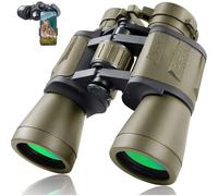 Binoculares militares 20X50 para adultos con adaptador para smartphone, binoculares tácticos compactos e impermeables para observación de aves.