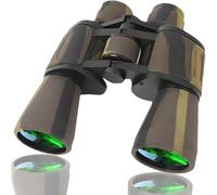 Binoculares militares de alta potencia 20X50 para adultos y niños con visión nocturna con poca luz, compactos e impermeables, ideales