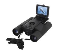Binoculares para Adultos, 48MP 2.5K HD 10x25 Binoculares Digitales con Cámara, Zoom Digital 8X, Binoculares Recargables de Alta Potencia para Observación de Aves, Viajes y Caza