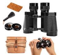 Binoculares para observación de aves,Binoculares para noche, Binoculares de aleación de agarre cómodo con vista clara, Telescopio portátil de caza de alta refracción con gran angular para turismo al a