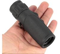 Binoculares portátiles de Alta Potencia, telescopio monocular para observación de Aves, Mini telescopio de Mano de 10x25 de Alta definición.