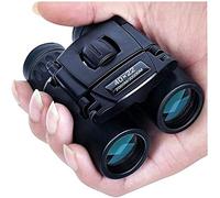 Binoculares portátiles monoculares compactos de 40 x 22 pulgadas, largo alcance, 2000 m, plegable, mini telescopio BAK4, óptica, deportes, camping, trave, transparente, negro