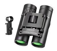 Binoculares potentes de 1000 x 25 pulgadas, prismáticos profesionales de alto aumento, visión nocturna baja, mini telescopio portátil para acampar al aire libre