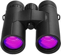 Binoculares Telescopio Binoculares Potentes 10x42 con binoculares de visión con luz débil y Clara para observación de Aves Deportes de Caza - Binoculares con Ocular Grande