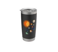 Binoculares telescopio planetas ciencia astronomía Vaso térmico de acero inoxidable de doble pared