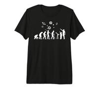 Binoculares telescopio Planetas Ciencia Evolución astronomía Camiseta Premium