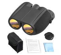 Binoculars for Adults - Outdoor Portable plegable diseño Clear Low Light Vision Range, 10 magnificaciones + 25 mm lente | Waterproo Protective Casing - for Travelers & Sports Fans