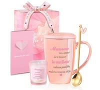 Binoster Regalo Mamá Taza de Café Regalo Mamá Cumpleaños Idea de Regalo Día de la Madre Taza de Café Mamá Personalizada Regalo Navidad Regalo San Valentín Para Mamá Taza Expresso Otoño