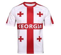 BINQER Camiseta de fútbol for hombre, camiseta de fútbol de la Copa Europa/América, sudadera for aficionados al fútbol, media manga(Color:Georgia,Size:M)