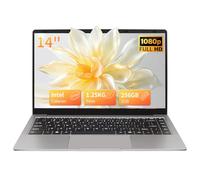 BINTEC Celeron N4100 DDR4,1920 x 1080 IPS - Laptop ultrafina y ligera de 14 pulgadas (solo 1,25 kg), Windows 11 Pro/Office 2019 de alto rendimiento para principiantes, 2 puertos USB 3.0, mini HDMI