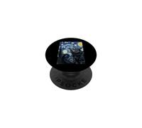 Binturong Van Gogh Pintura de Noche Estrellada PopSockets PopGrip Adhesivo