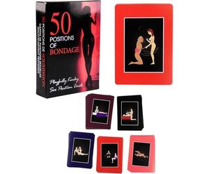 binxliuxo 1 Set - 50 Cards with Various Motifs, Game Cards for Couples - Playing Card Game