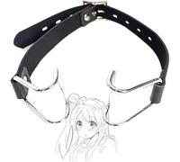 binxliuxo 1PC B-D-S-M Labios metálicos Ajustables para Juegos de rol con Cierre de Doble Anilla