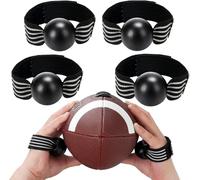 binxliuxo 2 Pairs Volleyball Training Belts Volleyball Buckle Wrist Strap Football Catching Trainer Band Beginner Practice Fingertip-Black and White