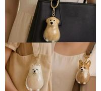 binxliuxo 3PCS transparent storage box Dog Hair storage Keychain,Dogs Hair Collector Keychain,Dog Shaped Souvenir Bottle Box for Cat Lovers,Pet Loss Gift for Furry Friend