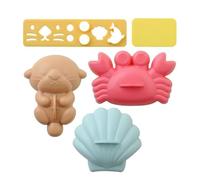binxliuxo 5 Pcs/lot Sushi Maker Cartoon Rice Shape Mold DIY Cute Japanese Gadgets Sushi Tools Bento Decoration Accessories