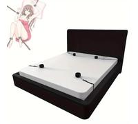 binxliuxo Accesorios de Cama duraderos con Hebilla Ajustable de Nailon, Juegos de rol, Accesorios B-D-S-M Set